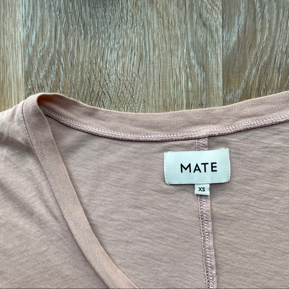 MATE the Label Arlo V Neck Tee - Picture 3 of 7